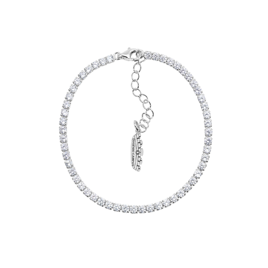 PULSEIRA EUGENIO CAMPOS RADIANT EM PRATA 925% C/ ZIRCONIAS