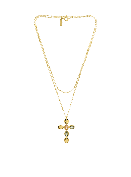 COLAR EUGÉNIO CAMPOS - MEMÓRIA EM PRATA 925% DOURADA