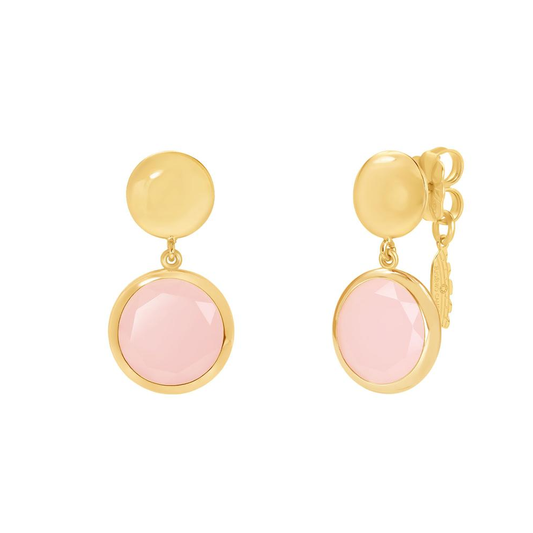 BRINCOS EUGENIO CAMPOS EM PRATA 925% C/ PEDRAS DE COR