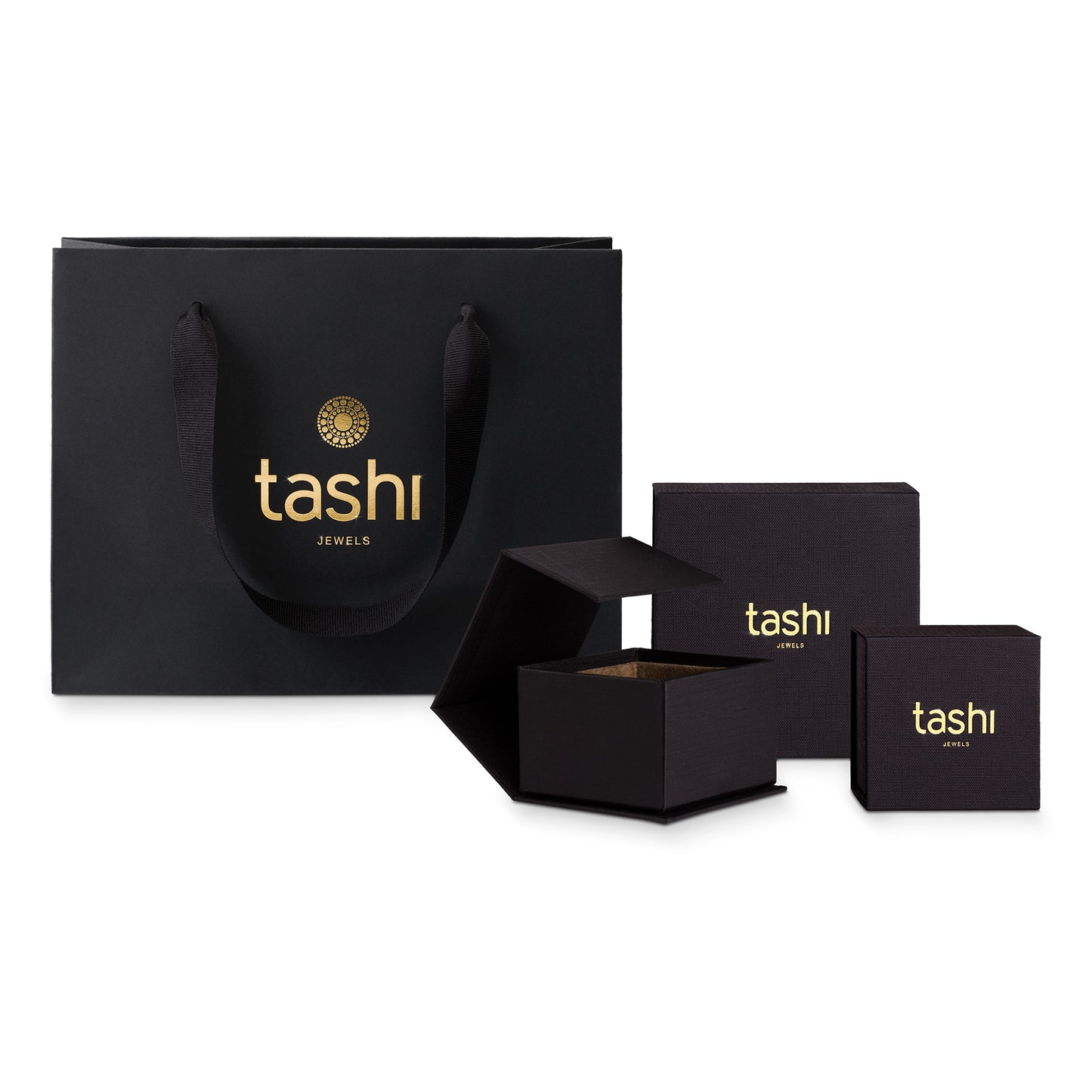 BRINCOS TASHI TOSCANA II EM PRATA 925% E OURO 375