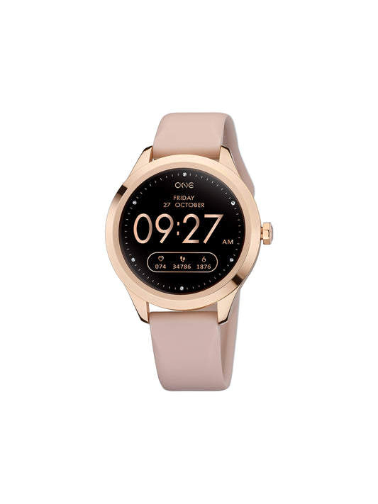 SMARTWATCH ONE MINI ROSE GOLD SILICONE