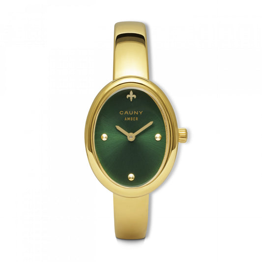 RELÓGIO CAUNY AMBER 24X32MM MST VERDE