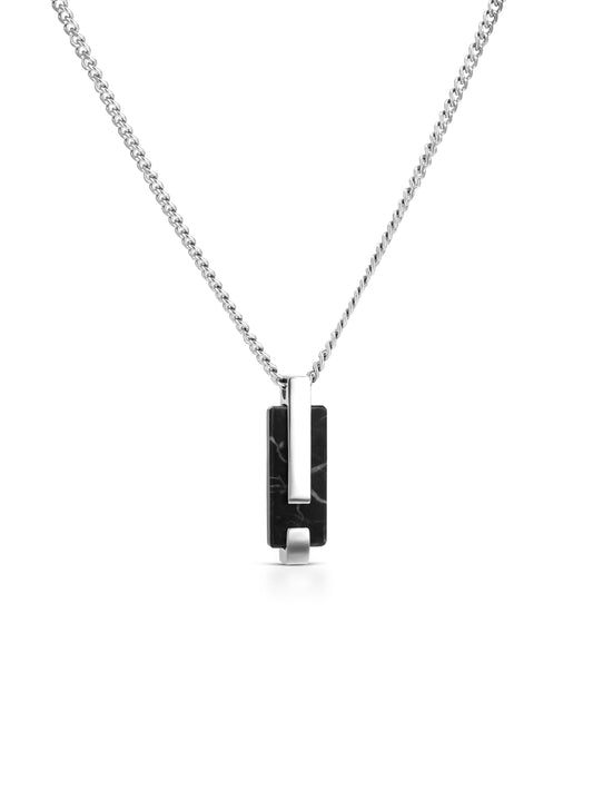 COLAR ONE MEN MARBLE STEEL