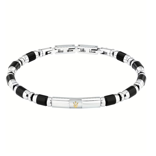 PULSEIRA MASERATI ICONIC EM AÇO "JM334AVD46"