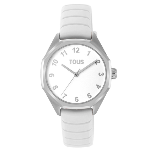 RELÓGIO TOUS SILICONE BRANCO