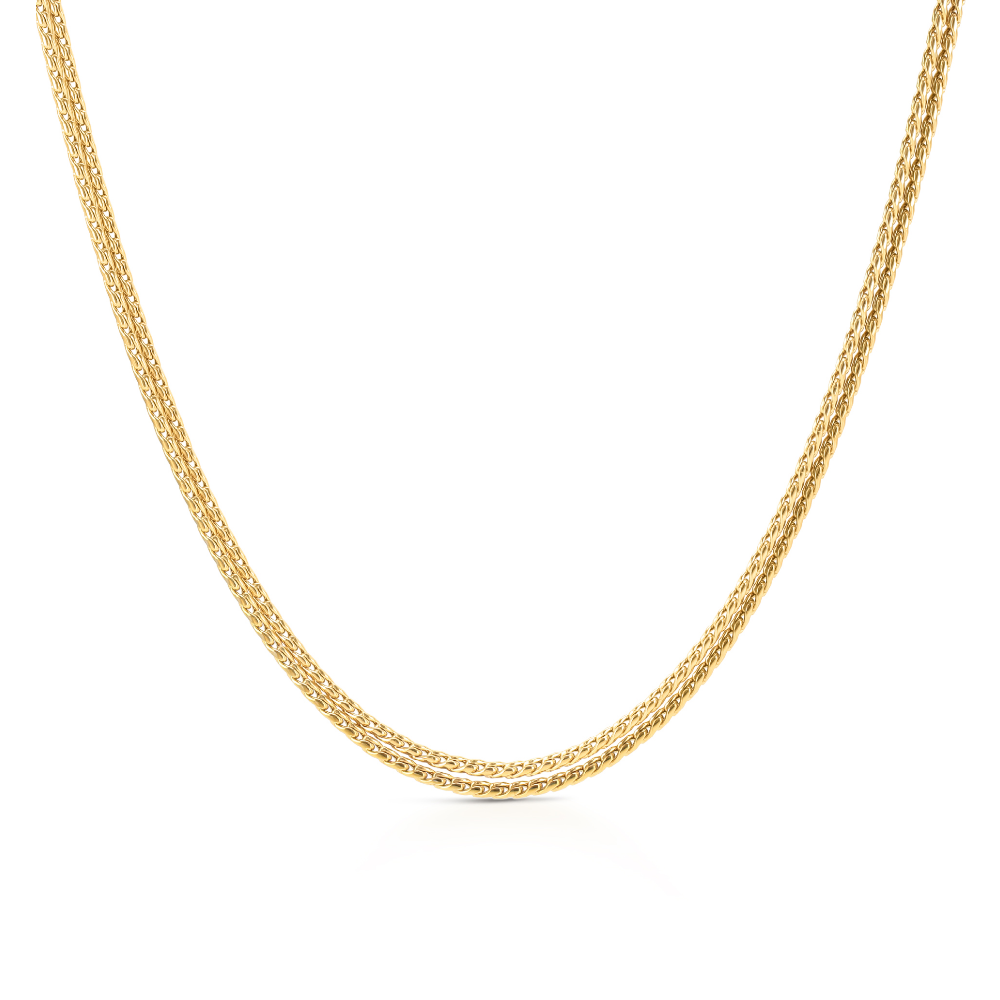 COLAR ONE ENREGY MASTER TWISTED DUO DOURADO