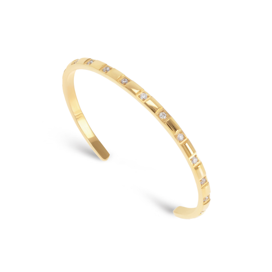 ESCRAVA ONE SENHORA DAZZLE GOLD CRYSTAL