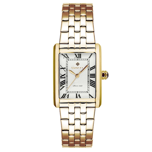 RELÓGIO GANT RHODE ISLAND EM AÇO DOURADO "G173103"