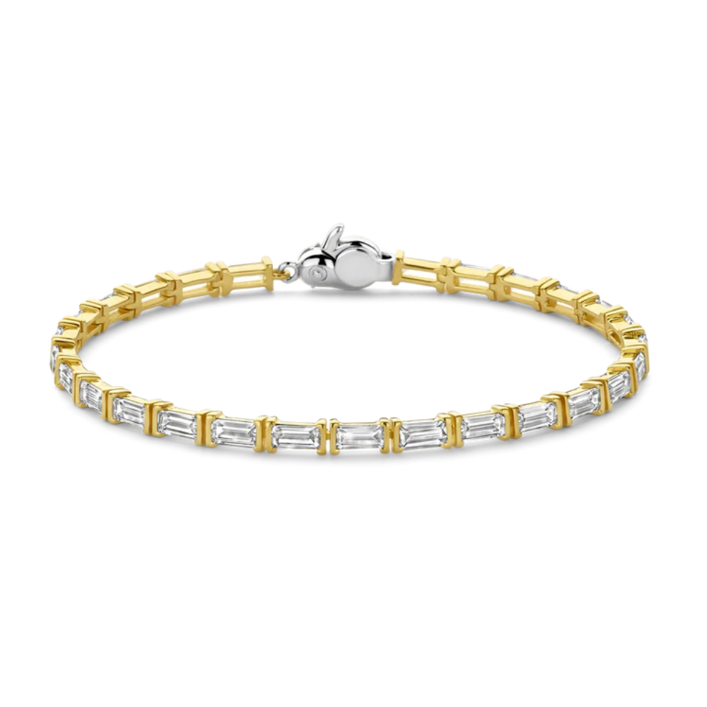 PULSEIRA TI SENTO EM PRATA 925% COM ZIRCÓNIAS