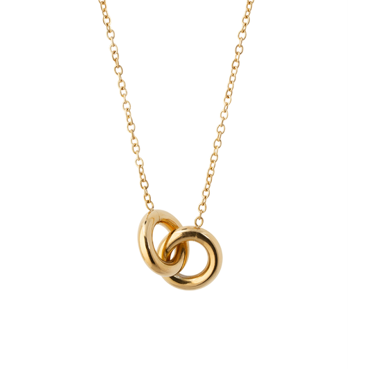 COLAR LIU JO EM AÇO DOURADO