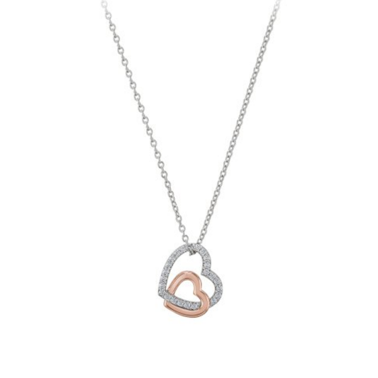 COLAR UNIKE CLASSIC & CHIC MUM EM PRATA 925% COM ZIRCÓNIAS