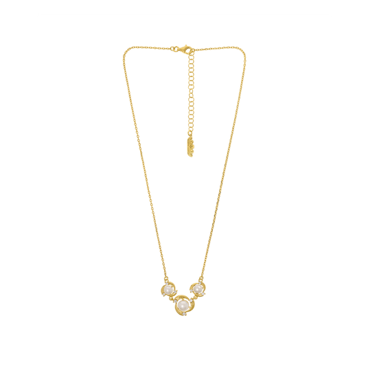 FIO EUGÉNIO CAMPOS EM PRATA 925% COM PÉROLAS E ZIRCÓNIAS