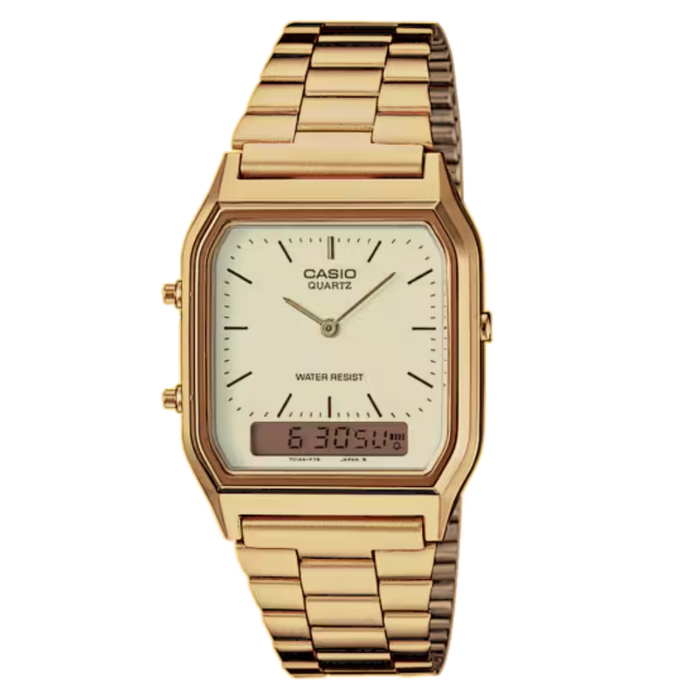 RELÓGIO CASIO DOURADO "AQ-230GA-9DMQYES"