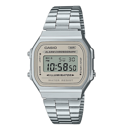 RELÓGIO CASIO PRATEADO "A168WA-8AYES"