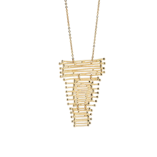 COLAR VIDAL & VIDAL EM BRONZE COM BANHO DE OUR 18K