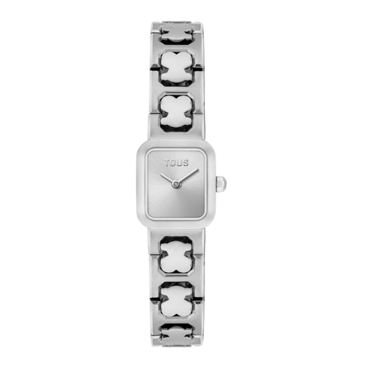 RELÓGIO TOUS ANALÓGICO COM BRACELETE EM AÇO PRATEADO ICON TIME
