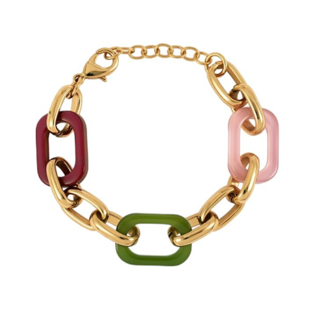 PULSEIRA VIDAL & VIDAL EM BRONZE BANHADO A OURO 18KT