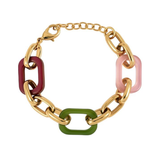 PULSEIRA  VIDAL &  VIDAL EM BRONZE BANHADO A OURO 18KT