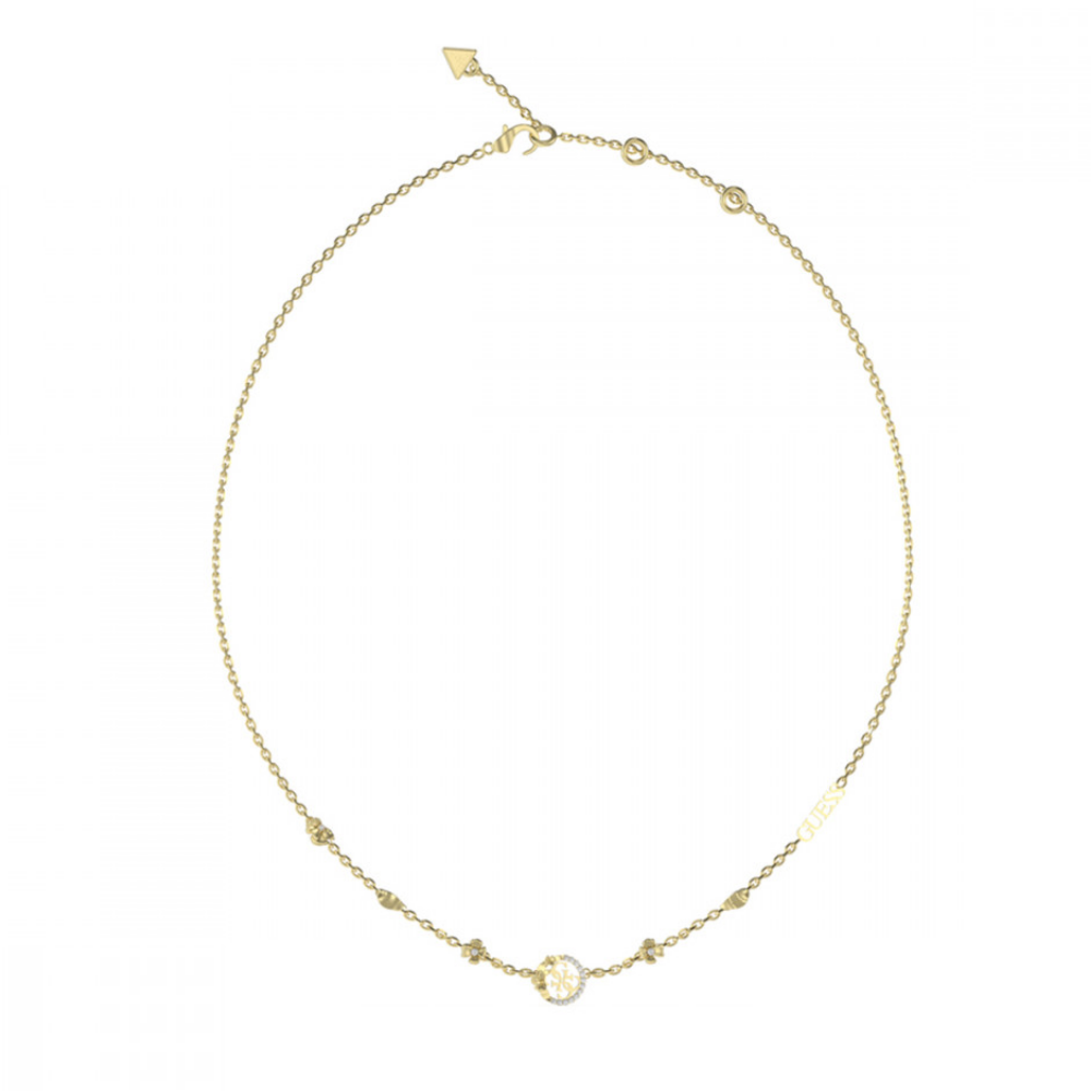 FIO GUESS EM AÇO DOURADO COM ZIRCÓNIAS