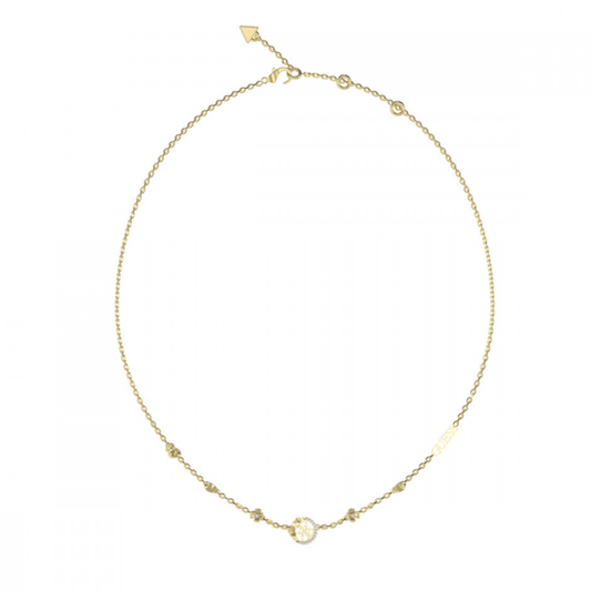 FIO GUESS EM AÇO DOURADO COM ZIRCÓNIAS