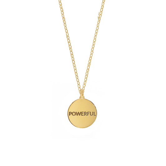 COLAR EUGÉNIO CAMPOS EM PRATA 925% DOURADA "POWERFUL"