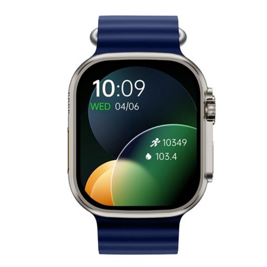 SMARTWATCH RADIANT HOLLYWOOD SILICONE AZUL