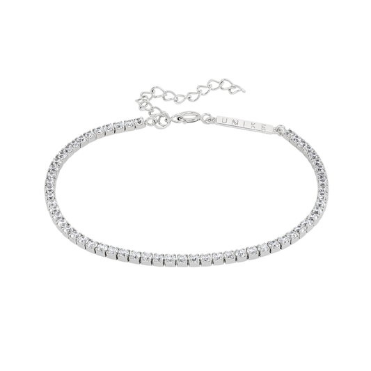 PULSEIRA UNIKE CLASSY & CHIC EM PRATA 925% COM ZIRCÓNIAS