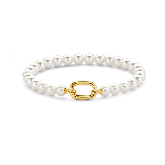 PULSEIRA TI SENTO EM PRATA 925% COM PÉROLAS