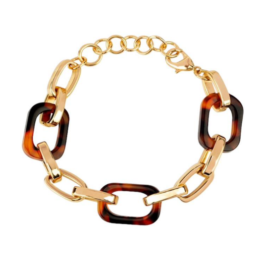 PULSEIRA  VIDAL &  VIDAL EM BRONZE BANHADO A OURO 18KT