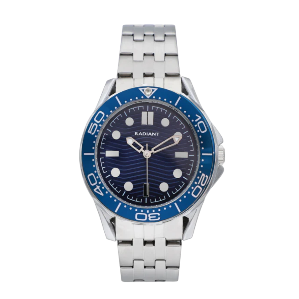 RELÓGIO RADIANT HOMEM CHRIS AZUL/PRATEADO