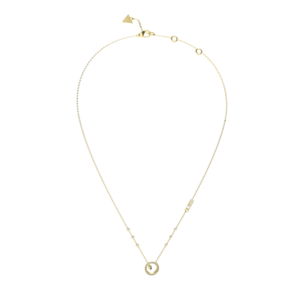 FIO GUESS EM AÇO DOURADO COM ZIRCÓNIAS