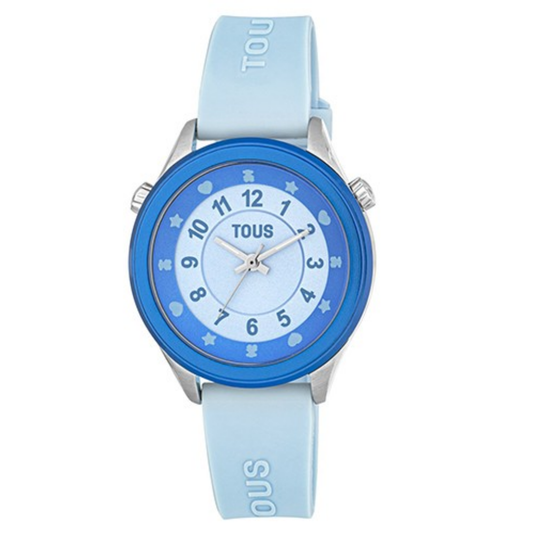 RELÓGIO TOUS MINI SELF TIME BRACELETE AZUL "200358052"