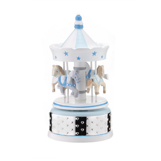 CARROCEL CORACOES 20 CM AZUL ESP