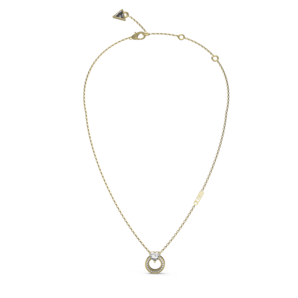 FIO GUESS EM AÇO DOURADO COM ZIRCÓNIAS