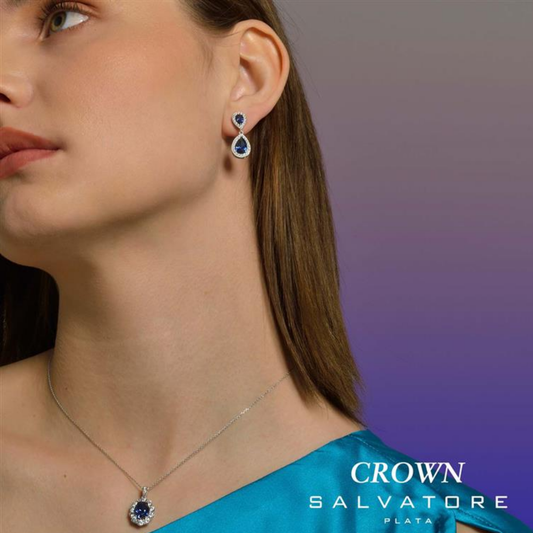 FIO SALVATORE EM PRATA 925% COM ZIRCÓNIAS