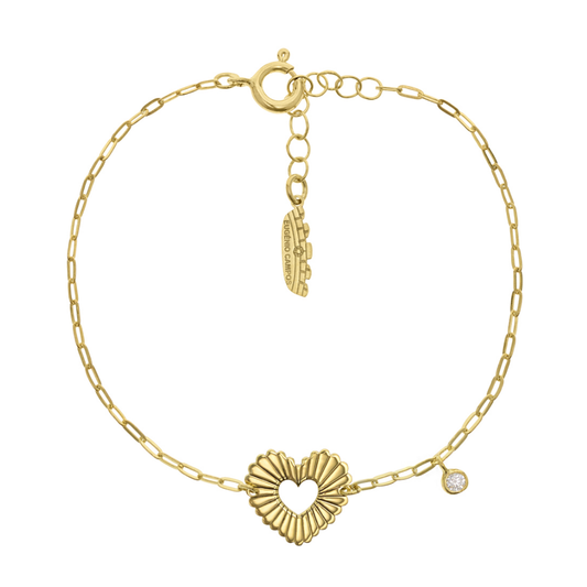 PULSEIRA EUGÉNIO CAMPOS EM PRATA 925%COM ZIRCÓNIAS HEARTLY