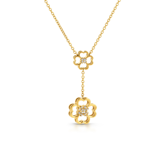 COLAR ONE SENHORA BLISS CRYSTAL GOLD
