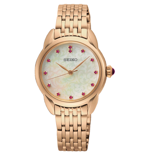 RELÓGIO SEIKO LADIES ROSE GOLD "SUR564P1"