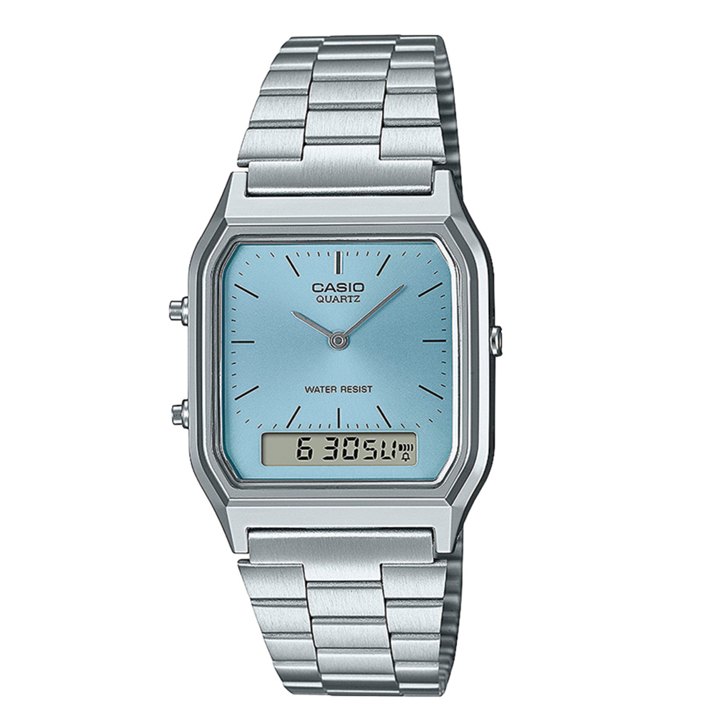 RELÓGIO CASIO VINTAGE "AQ-230A-2A1MQYES"