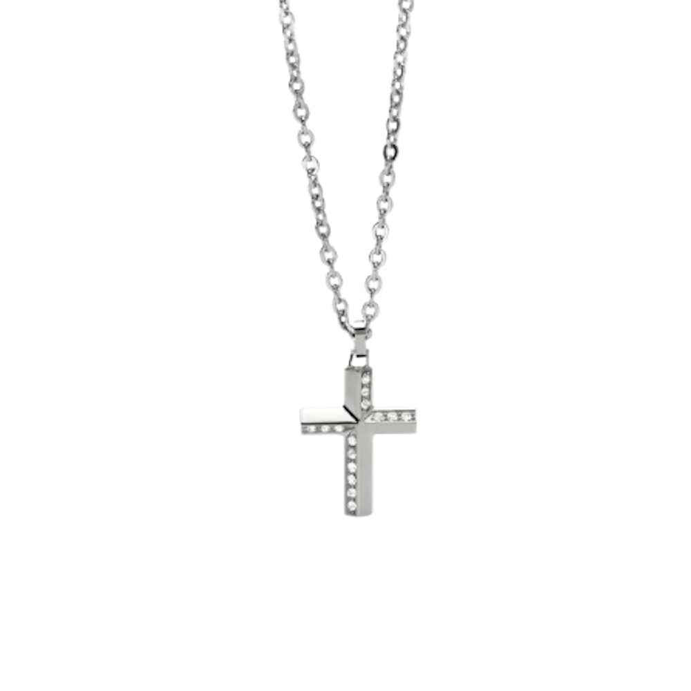 FIO 2JEWELS EM AÇO COM CRUZ