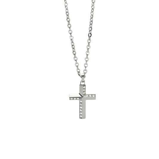 FIO 2JEWELS EM AÇO COM CRUZ