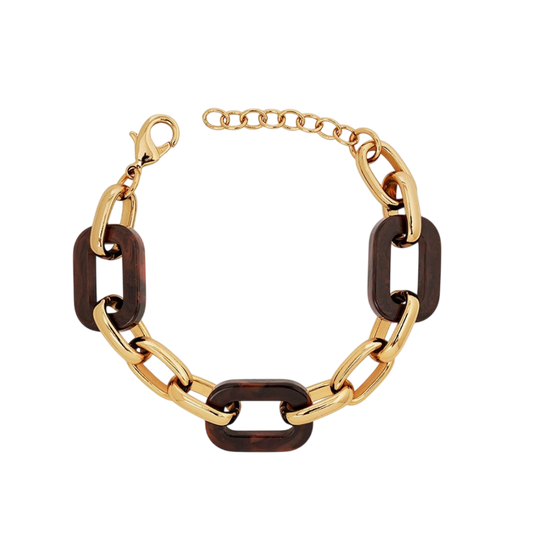 PULSEIRA VIDAL & VIDAL EM BRONZE COM BANHO DE OURO 18K