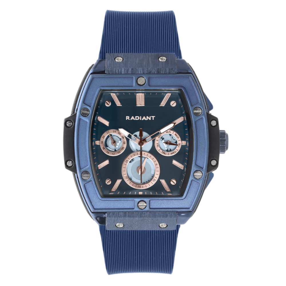 RELOGIO RADIANT HOMEM RYAN AZUL/SILICONE