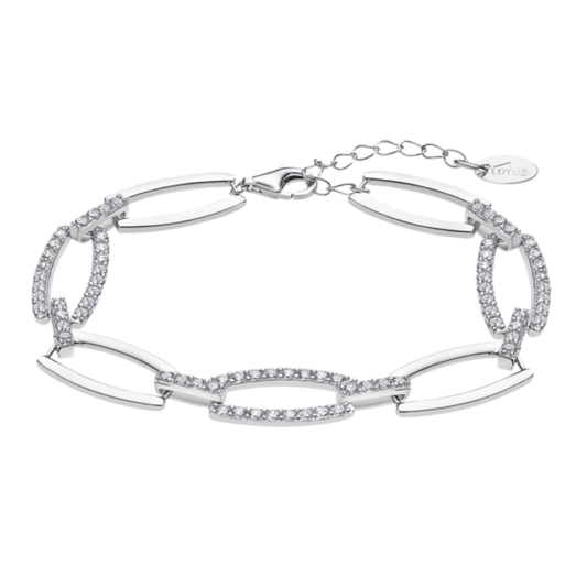PULSEIRA EM PRATA 925 LOTUS 9.56GR