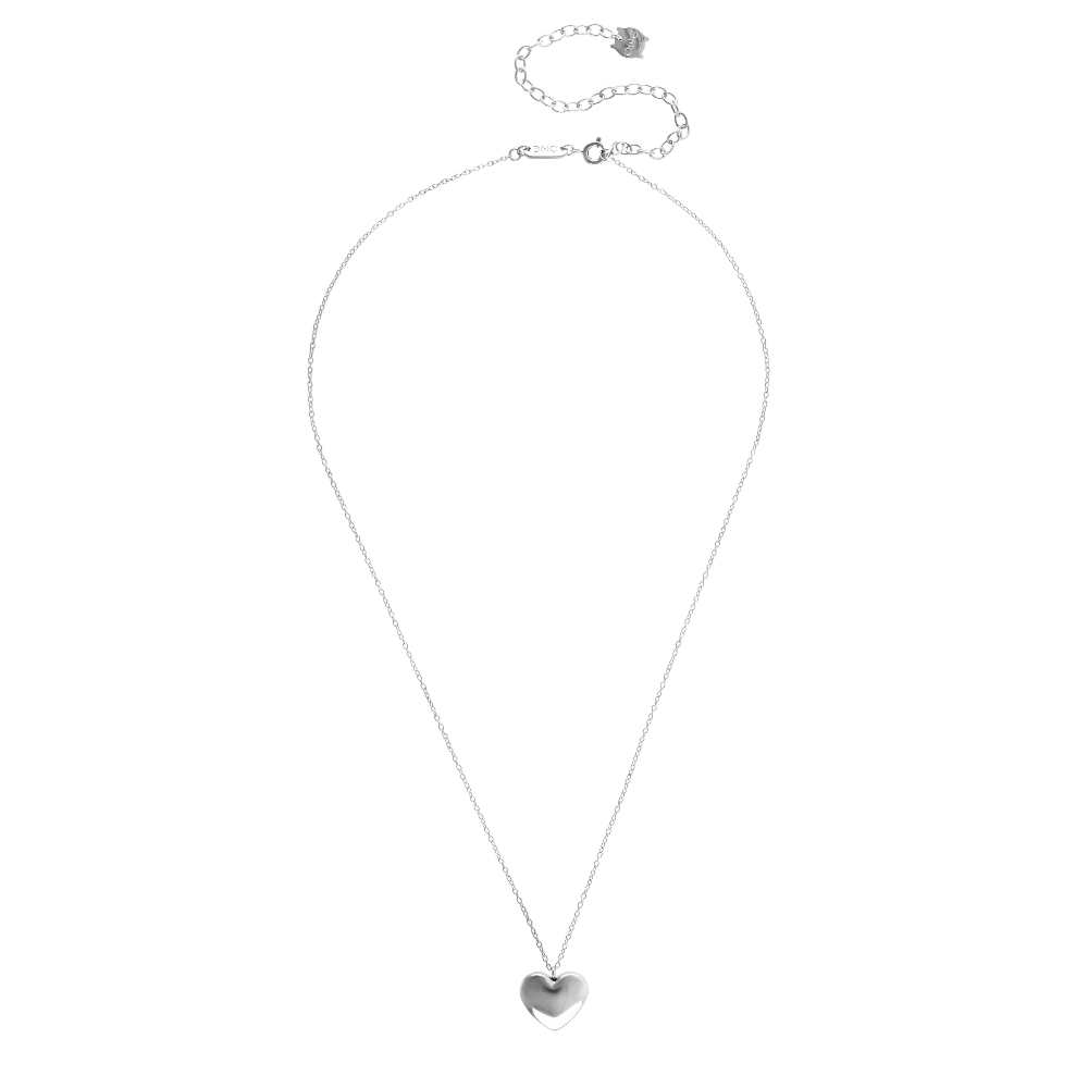 COLAR ONE SENHORA NECHMESS HEART BOG SILVER OJNN29S