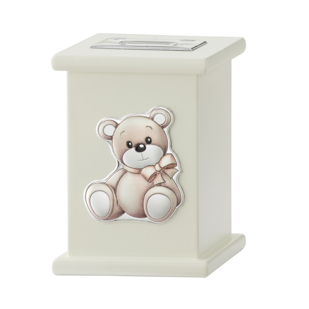 HUCHA MUSICAL OSO BLANCA