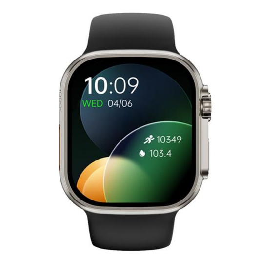 SMARTWATCH RADIANT HOLLYWOOD SILICONE PRETO