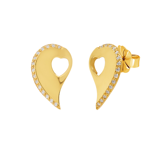 BRINCOS EUGÉNIO CAMPOS EM PRATA 925% COM ZIRCÓNIAS