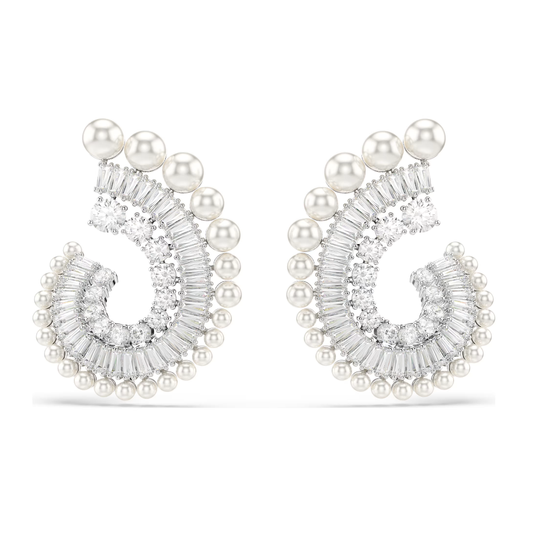 BRINCOS SWAROVSKI CAPSULA AIRIANA GRANDE