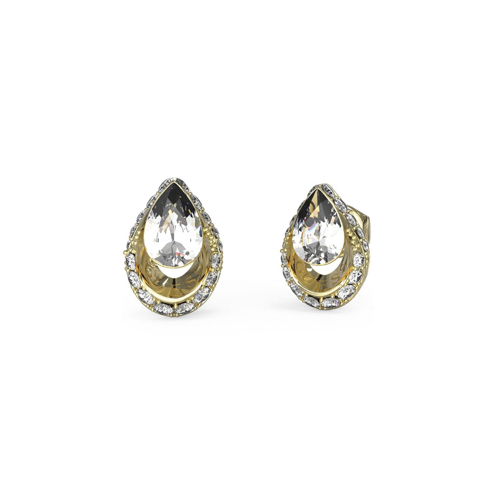 BRINCOS GUESS LOLLIPOP EM AÇO DOURADO "JUBE03393JWYGT-U"